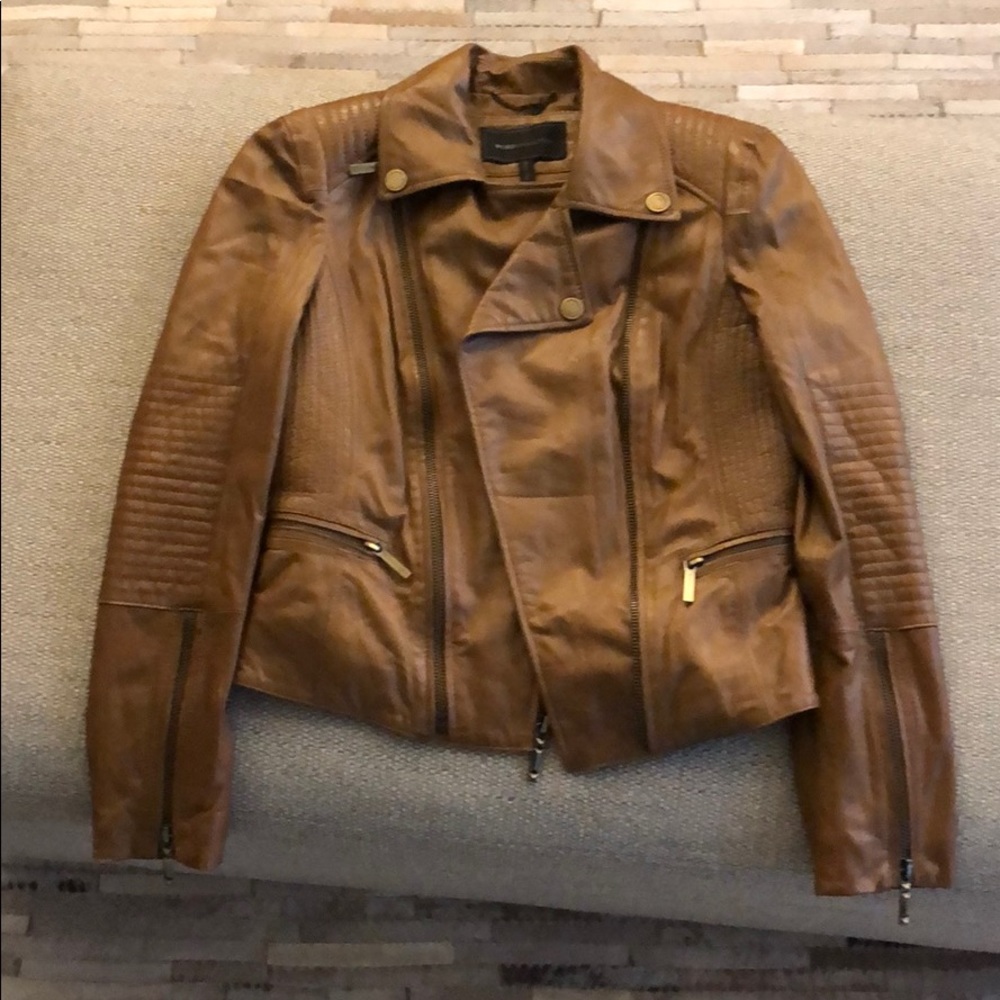 BCBG Maxazaria leather jacket